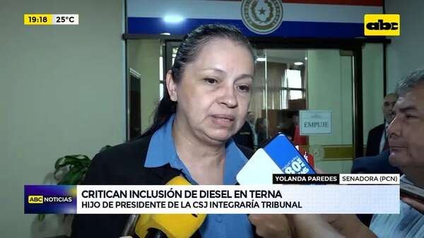 Video: critican inclusión del Diesel en Terna - ABC Noticias - ABC Color