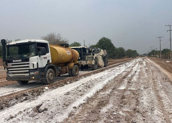 Avanza construcción de la Ruta de la Leche del Chaco - .::Agencia IP::.