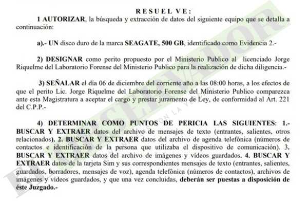 Pavo Real: Buscarán datos en disco duro incautaado de firma cerámica