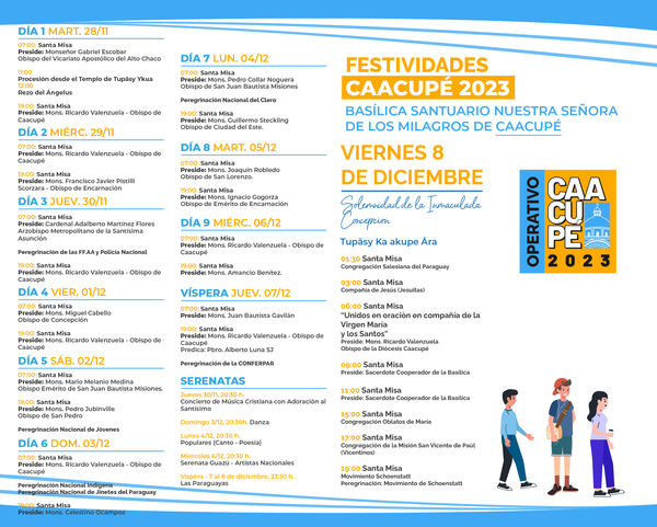 Programa Caacupé 2023 - PARAGUAY TV HD