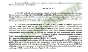 Peritarán dispositivos incautados del músico Pablo Benegas 