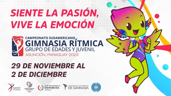 Sudamericano de Gimnasia Rítmica se realiza en el SND del 29 de noviembre al 2 de diciembre