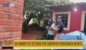 Ñemby: Detenido por compartir pornografía infantil | Telefuturo