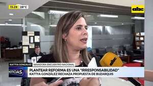 Balotaje en Paraguay: Kattya González rechaza propuesta de Buzarquis  - ABC Noticias - ABC Color