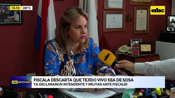 Video: fiscala descarta que tejido vivo sea de Sosa - ABC Noticias - ABC Color