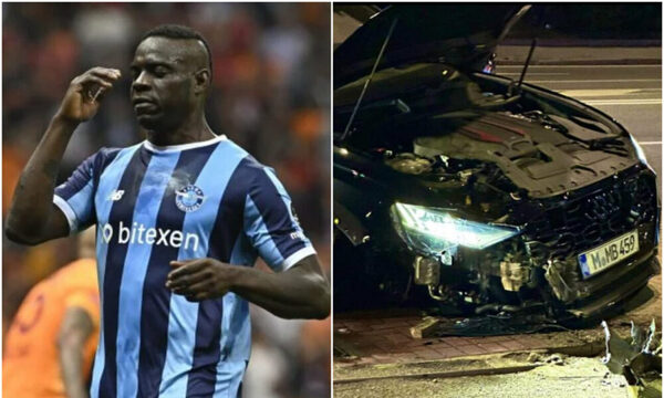Mario Balotelli vuelve a ser noticia tras sufrir un accidente de tráfico