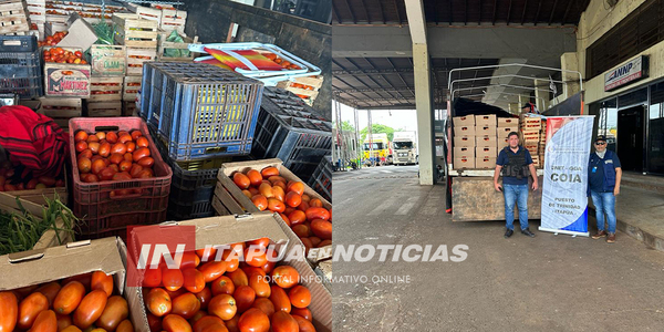 INCAUTAN CAMIÓN CON MÁS DE 4.7 TONELADAS DE TOMATE EN TRINIDAD - Itapúa Noticias
