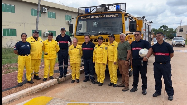 Inauguración del cuartel de Bomberos Amarillos de la Quinta Compañía Departamental Concepción-K79