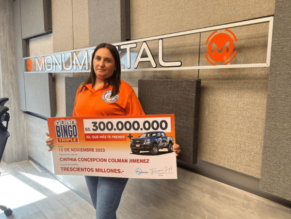 UNA MILLONARIA MÁS CON EL TELEBINGO TRIPLE · Radio Monumental 1080 AM