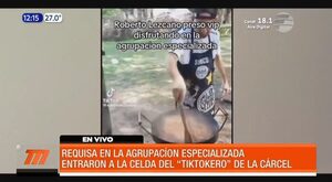 Preso VIP muestra en "Tik Tok" cómo sufre en la Agrupación Especializada | Telefuturo