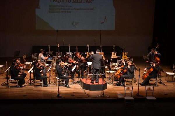 'Herencia Cultural' concierto de la Orquesta de Cámara Ñemby deslumbró en el Teatro Municipal de Asunción