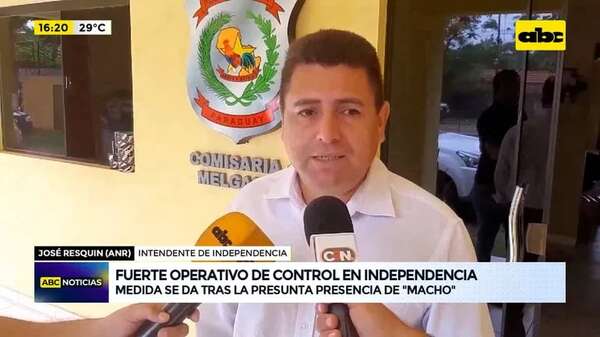 Fuerte operativo de control en Independencia: medida se da tras la presunta presencia de “Macho” - ABC Noticias - ABC Color