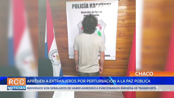 Aprehensión de extranjeros por perturbación a la paz pública en la terminal de ómnibus de Filadelfia