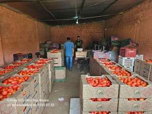 Precio mayorista del tomate se desploma, cae 62%, en el Meracado de Abasto - Nacionales - ABC Color