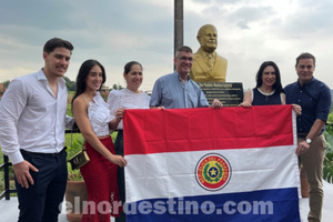 Intendente Acevedo y Primera Dama Carolina Yunis participan en de homenaje al caudillo colorado don Paublino Mendoza Espínola - El Nordestino