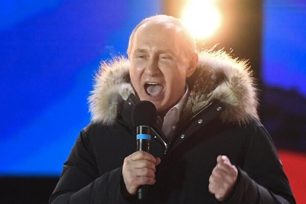 Victoria aplastante de Putin en presidenciales