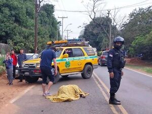 Accidente fatal en Ypané dejó como víctima a un hombre de 84 años