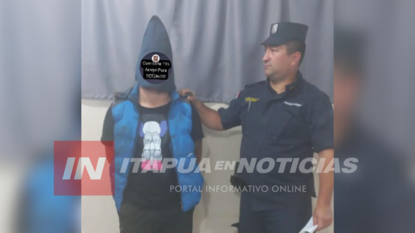 CAPTURAN A DELINCUENTE TRAS ENFRENTAMIENTO A TIROS EN ARROYO PORÁ - Itapúa Noticias