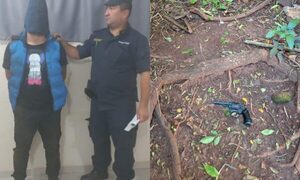 Cambyretá: capturan a delincuente durante tiroteo