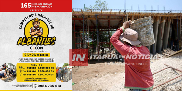 COMIENZA LA COMPETENCIA DE ALBAÑILES EN LA CIUDAD DE ENCARNACIÓN - Itapúa Noticias