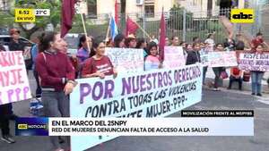 Video: Red de Mujeres denuncian falta de acceso a la salud - ABC Noticias - ABC Color