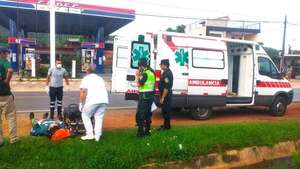 Choque frontal entre dos motociclistas deja un herido en Pirayú - Nacionales - ABC Color