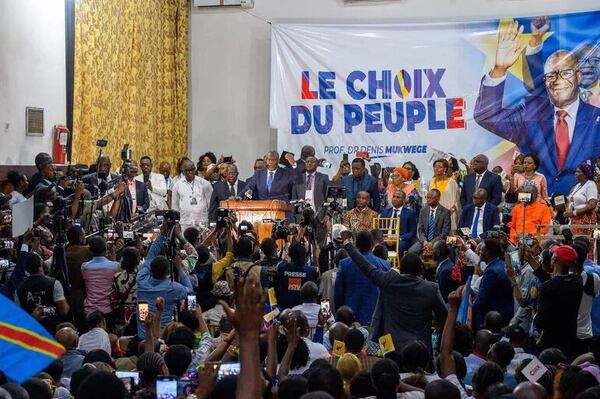 El nobel de la paz Mukwege empieza su campaña para las elecciones presidenciales de RDC - Mundo - ABC Color