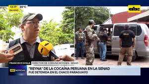 Video: “Reyna” de la cocaína peruana en la Senad - ABC Noticias - ABC Color
