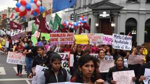 Marcha 25N repudia el atropello del Gobierno a los derechos conquistados por mujeres