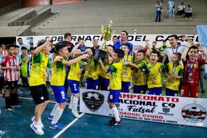 Franco bicampeón Nacional de fútbol de salón en la C9