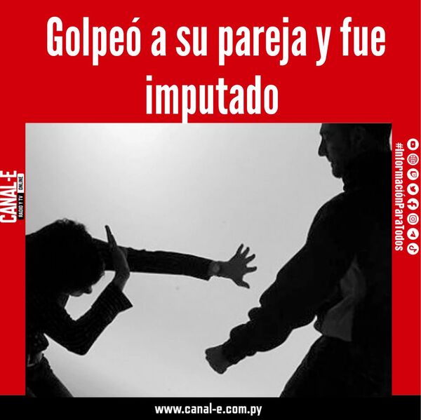 Golpeó a su pareja y fue imputado