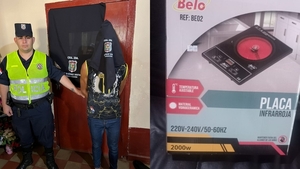 Policía de Itapúa captura a supuesto ladrón y recupera objeto hurtado en Encarnación