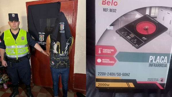 Policía de Itapúa captura a supuesto ladrón y recupera objeto hurtado en Encarnación