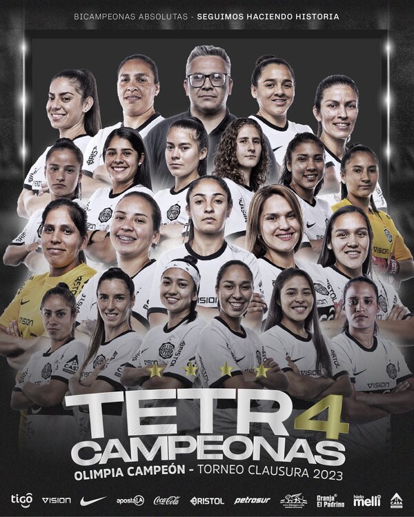 Olimpia es tetracampeón en Fútbol Femenino | 1000 Noticias