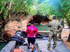 A 24 días de la desaparición, sigue la búsqueda del militar arrastrado por el raudal - Nacionales - ABC Color