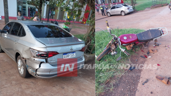 MOTOCICLISTA ALCOHOLIZADO RESULTÓ CON GRAVES HERIDAS EN CAPITÁN MIRANDA - Itapúa Noticias
