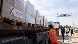 ONU anuncia que un total de 248 camiones con ayuda llegaron a la Franja de Gaza - .::Agencia IP::.