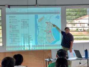 Bañadenses conocen detalles de su futuro barrio que ellos mismos ayudaron a diseñar 