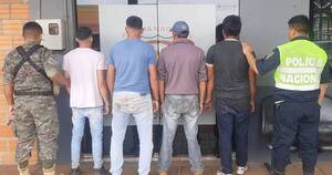 La Nación / Caaguazú: detienen a cuatro hombres luego de intentar robar ganado de un establecimiento