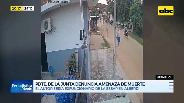 Ñeembucú: Pdte. de la junta denuncia amenaza de muerte - Periodísticamente - ABC Color