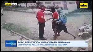 Video: robo, persecución y balacera en Santa Ana - Periodísticamente - ABC Color