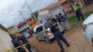 Persecución y balacera en el barrio Santa Ana de la capital