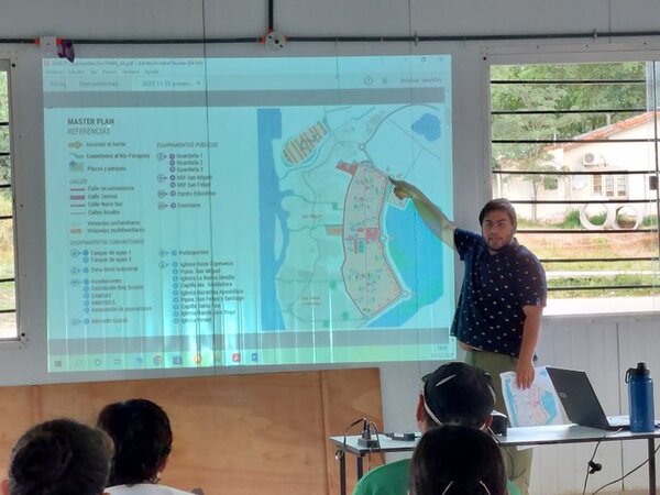 Presentan diseño de futuro barrio Bañado Tacumbú a pobladores