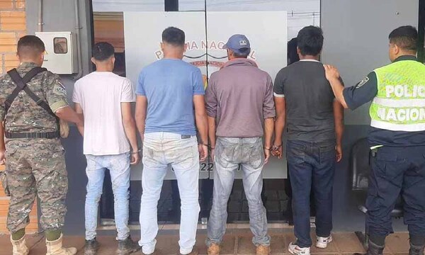Detienen a cuatro hombres luego de intentar robar ganado de un establecimiento en Caaguazú – Prensa 5
