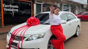 Su novio le regaló un autazo "de onda nomás"