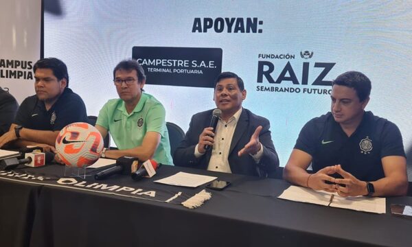 Olimpia lanza campus de fútbol para CDE