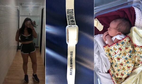 Fanática de Taylor Swift esperaba el concierto y dio a luz sin saber que estaba embarazada