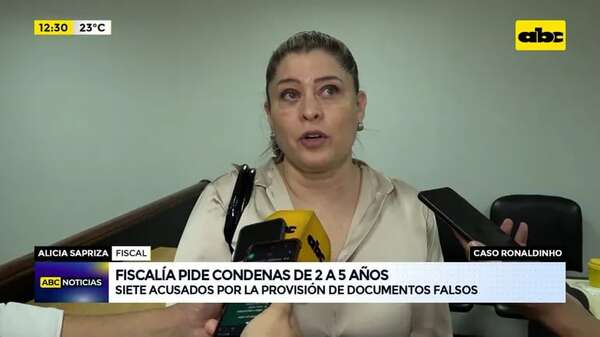 Video: Fiscalía pide condenas de 2 a 5 años - ABC Noticias - ABC Color