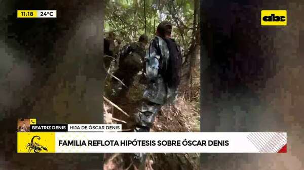 Video: Familia reflota hipótesis sobre Óscar Denis - ABC Noticias - ABC Color