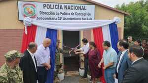 En busca de seguridad, vecinos inauguran subcomisaría en Aquino Cué